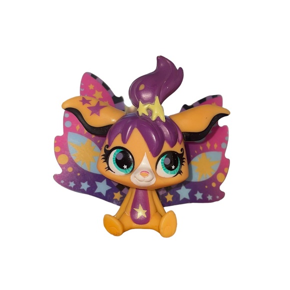 littlest pet shop # 2825 moonlite fairies starry moon fairy with celestial wings - Picture 2 of 7